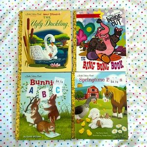 Two New and two EUC “A Little Golden Book” books